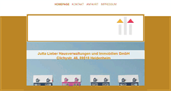 Desktop Screenshot of lieber-immobilien.de